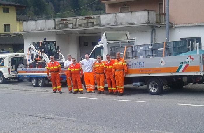 Lo scatto prima di partire per Genova Lo scatto prima di partire per Genova