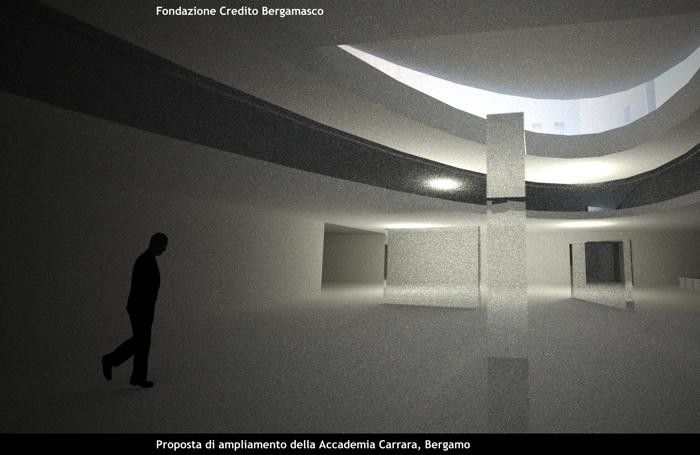 L’interno della Sala ipogea proposta dal Creberg L’interno della Sala ipogea proposta dal Creberg