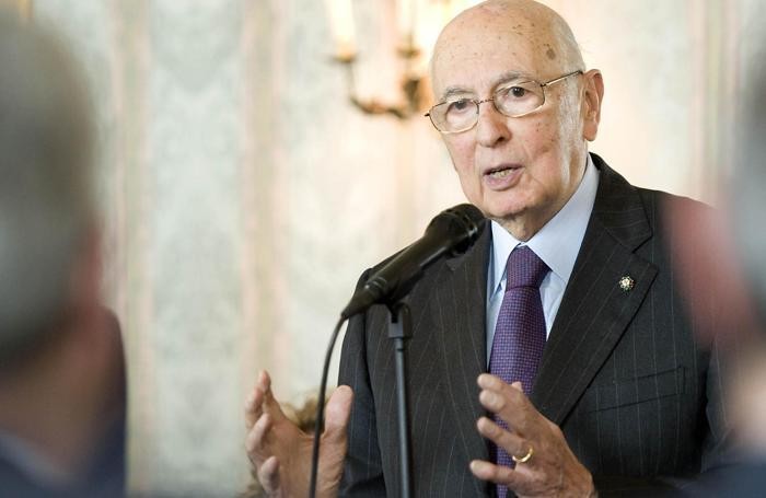 Il presidente Giorgio Napolitano in una foto d'archivio