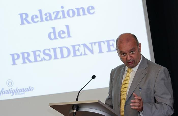Angelo Carrara, presidente di Confartigianato Angelo Carrara, presidente di Confartigianato