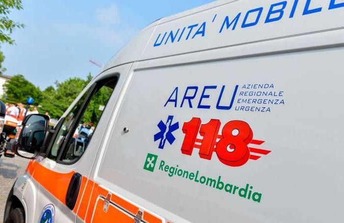 Un'ambulanza del 118