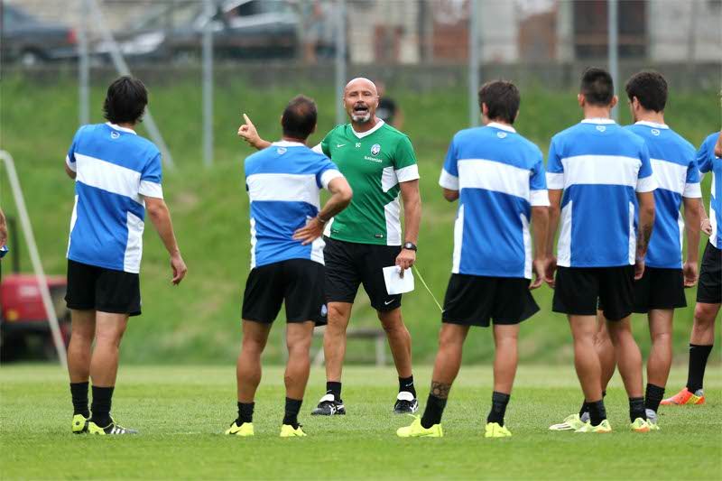 Allenamento sul campo di Rovetta Allenamento sul campo di Rovetta