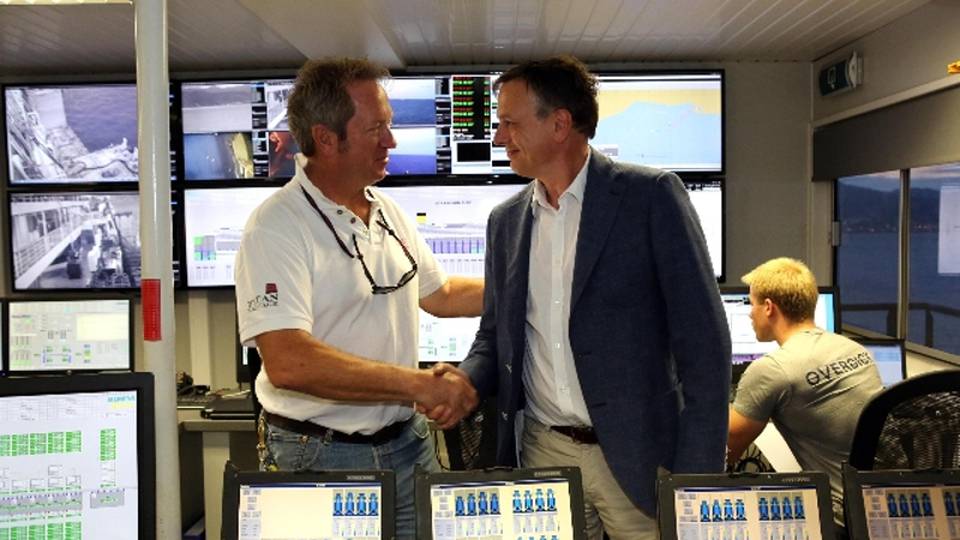 Concordia,vento 20 nodi frena operazioni Concordia,vento 20 nodi frena operazioni