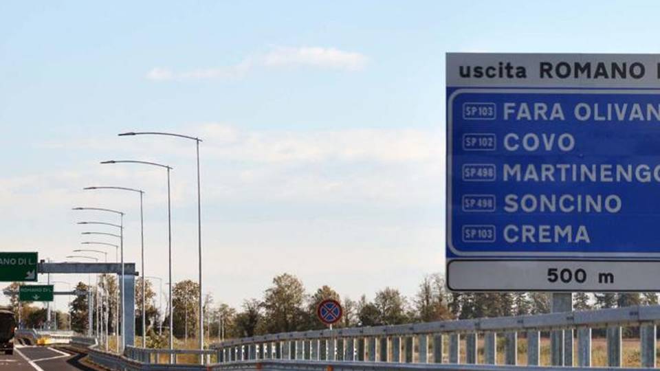 Brebemi, da gennaio sconti del 15% Sino a maggio 2015 riduzioni Brebemi, da gennaio sconti del 15% Sino a maggio 2015 riduzioni