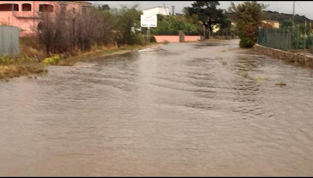 Ciclone in Sardegna, notte di paura
