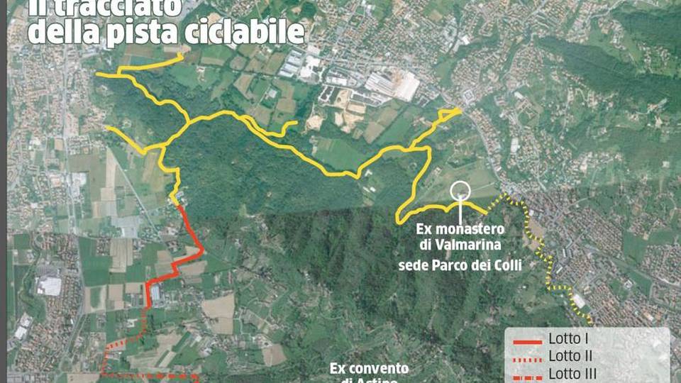 L’Expo ci porta una nuova ciclabile Da Valmarina si andrà fino a Mozzo L’Expo ci porta una nuova ciclabile Da Valmarina si andrà fino a Mozzo