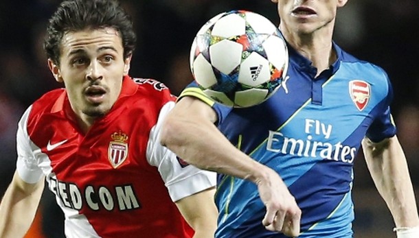Champions:Arsenal fuori,Monaco ai quarti