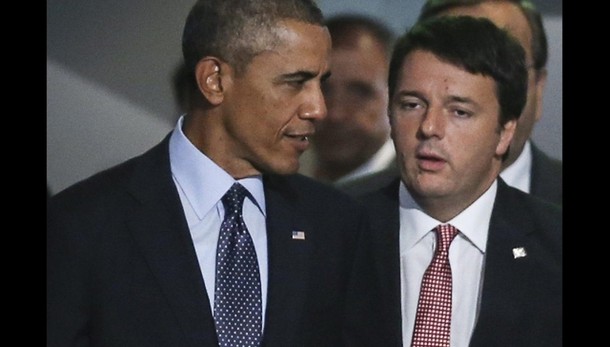 Renzi da Obama a Casa Bianca 17 aprile