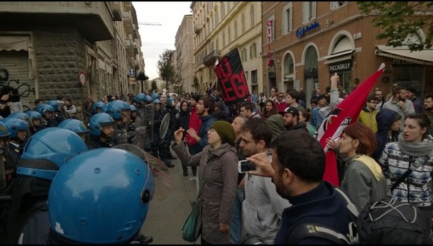 Salvini respinto a Porto Recanati