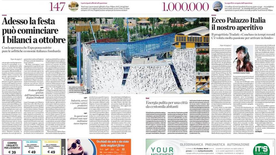 Ed Expo fu: oggi Milano è caput mundi Segui qui in diretta la manifestazione Ed Expo fu: oggi Milano è caput mundi Segui qui in diretta la manifestazione