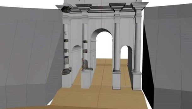 Trovati resti Arco Tito a Circo Massimo