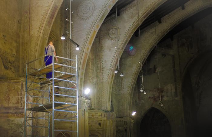 Lavori a Sant’Agostino