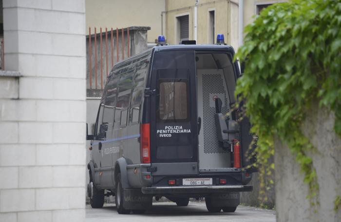 Massimo Bossetti arriva in Tribunale(Foto Bedolis)