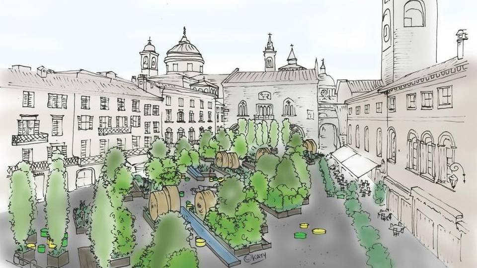 «I Maestri del Paesaggio» raddoppiano Allestimenti anche in piazza Mascheroni «I Maestri del Paesaggio» raddoppiano Allestimenti anche in piazza Mascheroni