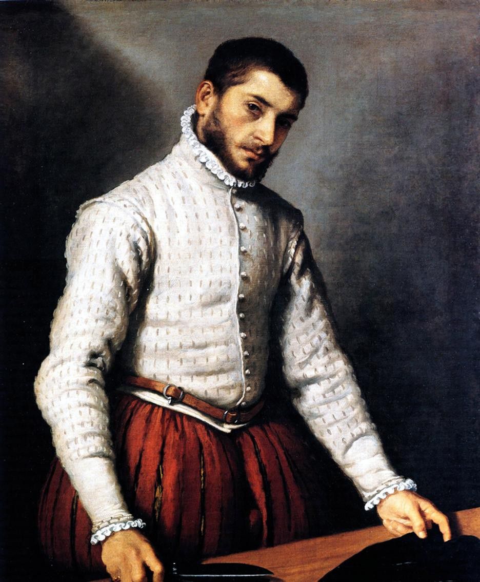 G.B. Moroni, Il sarto, 1741, olio su tela, Londra, The National Gallery G.B. Moroni, Il sarto, 1741, olio su tela, Londra, The National Gallery