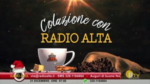 COLAZIONE CON RADIO ALTA