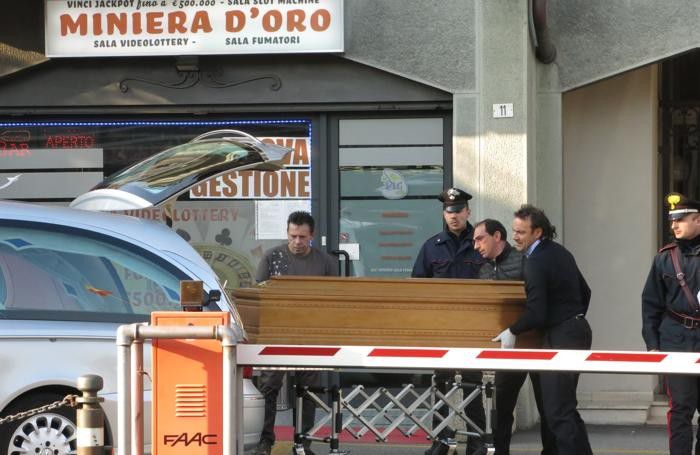 La salma del 54enne di Ardesio La salma del 54enne di Ardesio