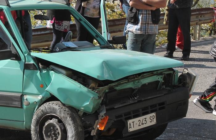 L’auto dell'incidente di Orezzo