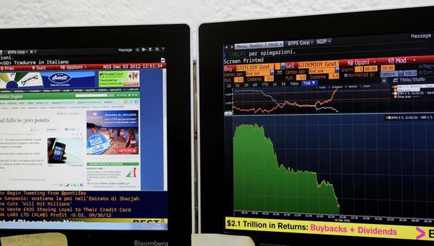 Spread Btp chiude in lieve rialzo a 124