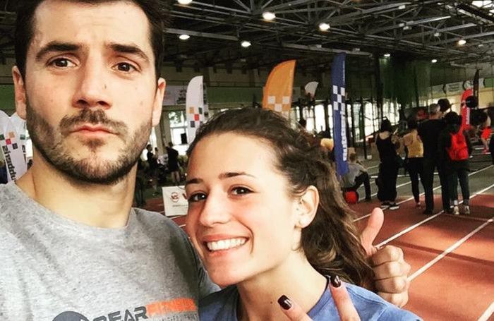 Coach Juri Ambrosioni e Chiara Rota