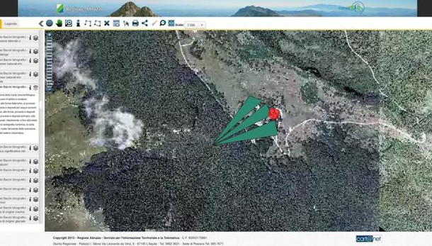 Rigopiano, hotel su detriti e valanghe