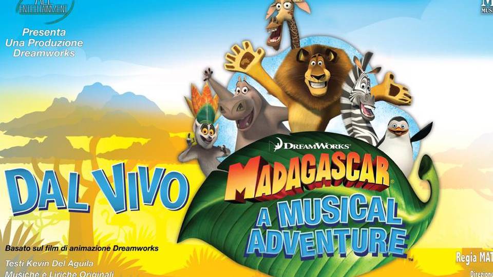 Il Creberg Teatro si trasforma in savana Il 2 dicembre arriva Madagascar Il Creberg Teatro si trasforma in savana Il 2 dicembre arriva Madagascar