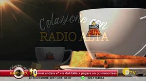 COLAZIONE CON RADIO ALTA