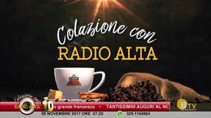 COLAZIONE CON RADIO ALTA