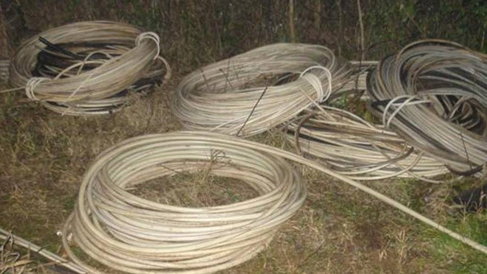 Strani giri notturni in bicicletta Preso con 200 chili di rame rubato Strani giri notturni in bicicletta Preso con 200 chili di rame rubato