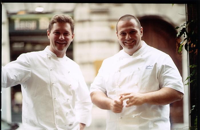 da sin. ENRICO CEREA E ROBERTO CEREA - CHEF Ristorante Da Vittorio Bergamo