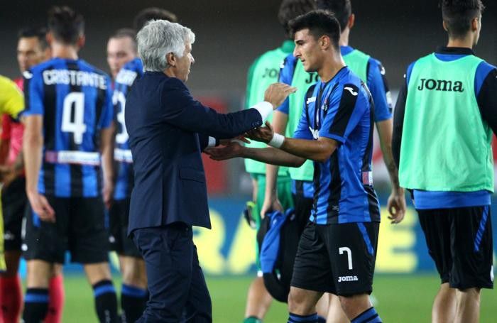 Serie A TIM 2017-18 giornata 4 chievo verona - atalanta gasperini gian piero e orsolini riccardo Serie A TIM 2017-18 giornata 4 chievo verona - atalanta gasperini gian piero e orsolini riccardo