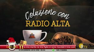 COLAZIONE CON RADIO ALTA