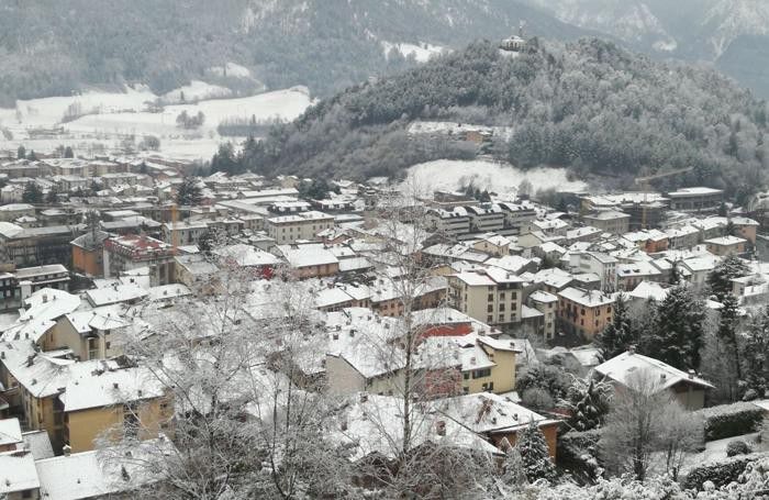 Clusone dall’alto Clusone dall’alto
