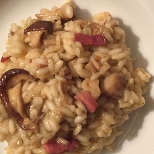 Risotto funghi e speck Rubriche Ricette (quasi) perfette