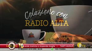 COLAZIONE CON RADIO ALTA