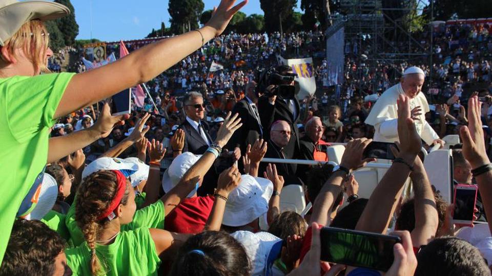 I 500 giovani bergamaschi dal Papa «Ragazzi, fate grandi sogni» - Fotogallery I 500 giovani bergamaschi dal Papa «Ragazzi, fate grandi sogni» - Fotogallery