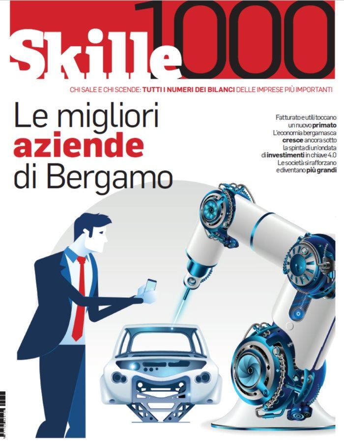 La copertina del nuovo volume «Skille 1.000» in edicola con L’Eco di Bergamo