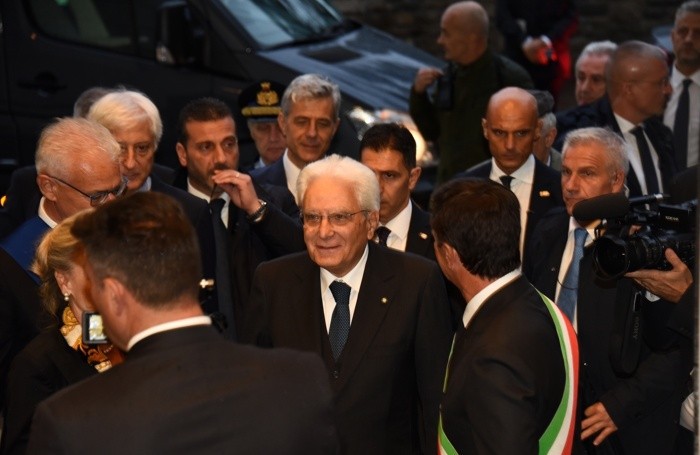 Mattarella in Città Alta
