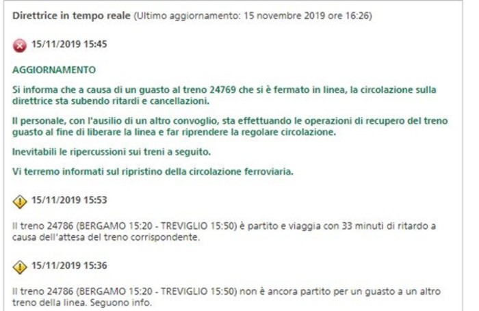 Guasto A Un Treno Sulla Linea Di Pioltello Cancellazioni E Ritardi 