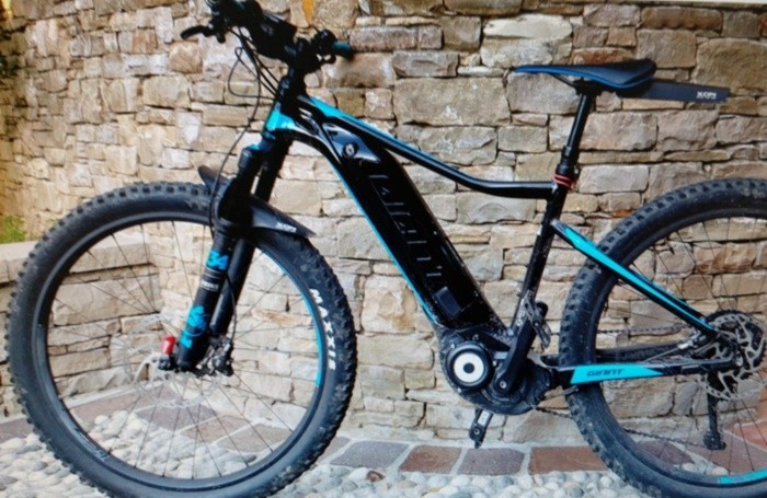 La bici elettrica rubata