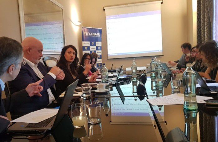 La presentazione di Ryanair a Milano