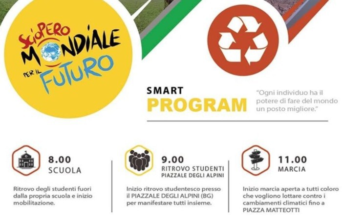 La marcia organizzata dagli studenti per venerdì 15