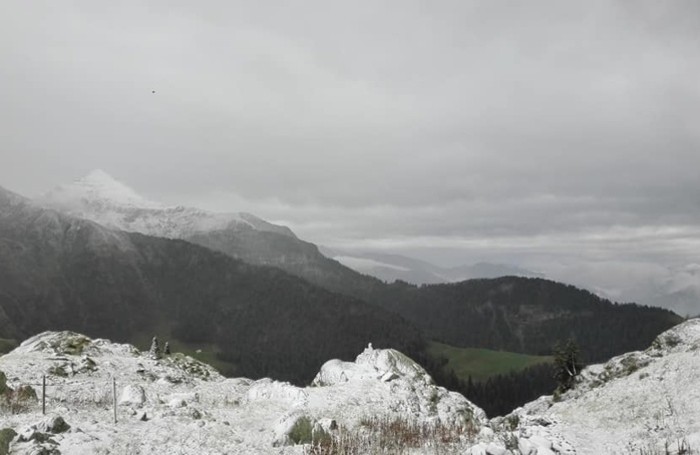 La vista dal rifugio Balicco