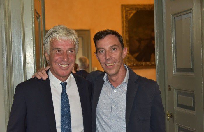 Gasperini con il consigliere Danilo Minuti