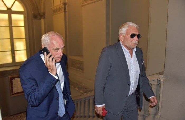 Antonio Percassi con Roberto Spagnolo