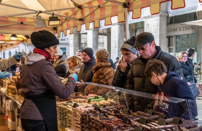 Festa del Cioccolato in una foto d’archivio