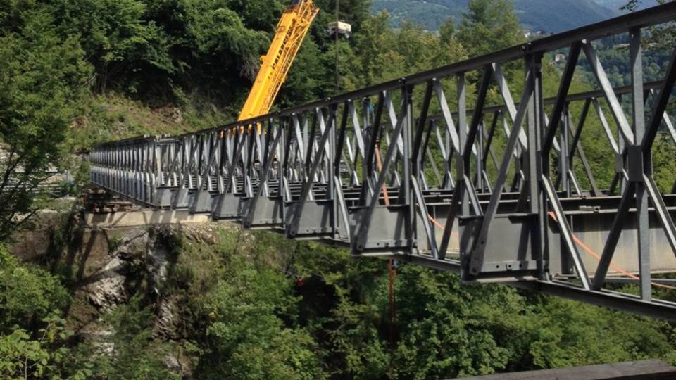 Taleggio, nuovo ponte al posto del bailey Regione: pronto per il dicembre 2021 Taleggio, nuovo ponte al posto del bailey Regione: pronto per il dicembre 2021