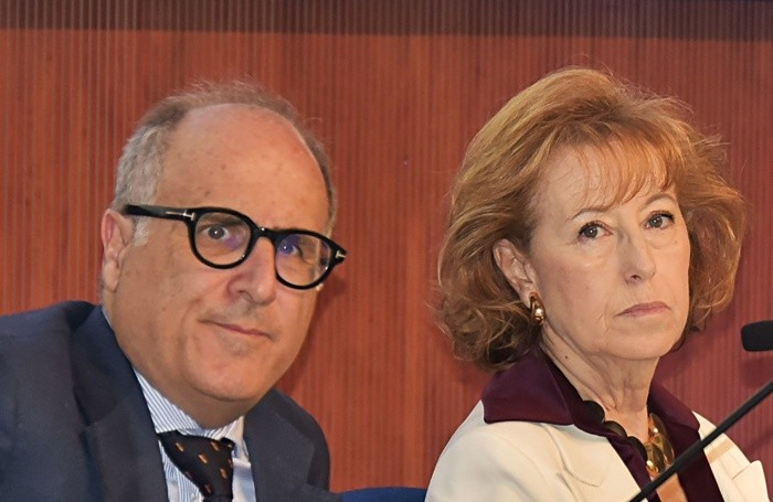 Victor Massiah e Letizia Moratti