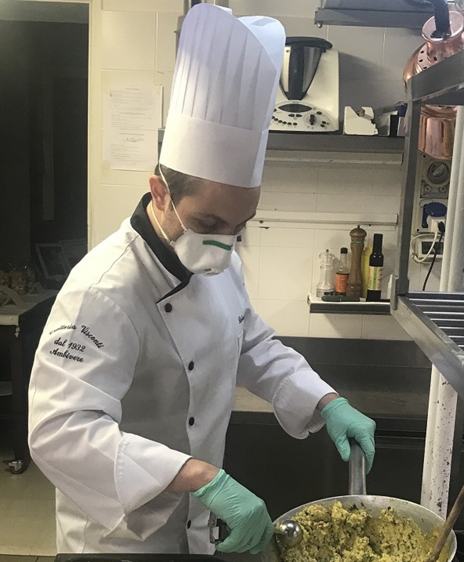 Roberto Caccia della Trattoria Visconti