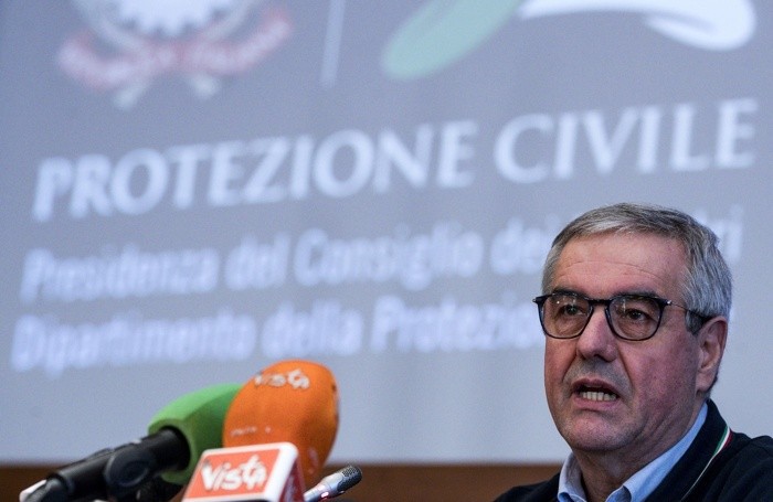 Il capo della Protezione civile Angelo Borrelli